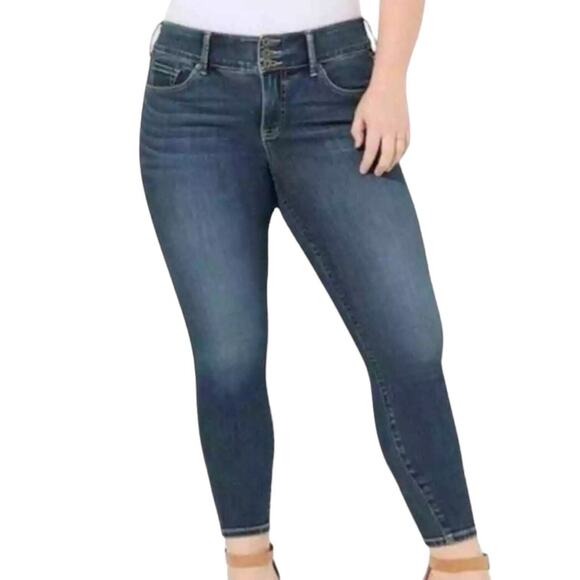 Torrid Jegging Skinny Jeans Sz 22R Super Soft High Rise Dark Wash Feel the Fit - Picture 1 of 11
